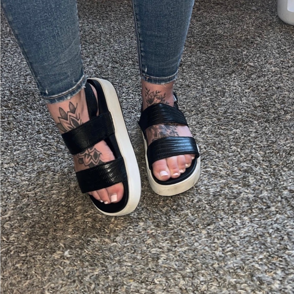 Calvin Klein platform sandals